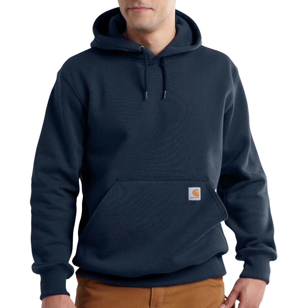 Carhartt Sweatshirts: Men's 100615 472 New Navy Paxton Rain Defender Hooded Sweatshirt 1 Carhartt Sweatshirts: Men's 100615 472 New Navy Paxton Rain Defender Hooded Sweatshirt