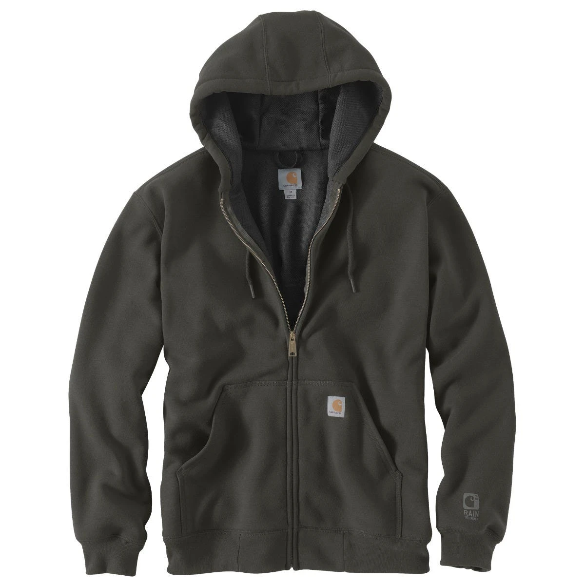 Carhartt Sweatshirts: Men's 100632 306 Peat Rutland Zip Up Hooded Sweatshirt 1 Carhartt Sweatshirts: Men's 100632 306 Peat Rutland Zip Up Hooded Sweatshirt