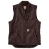 Carhartt Vest: Men's 104395 DKB Washed Duck Insulated Vest
