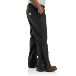 Carhartt Pants: Men's 104675 BLK Black Storm Defender Relaxed Fit Midweight Pant 5 Carhartt Pants: Men's 104675 BLK Black Storm Defender Relaxed Fit Midweight Pant -Carhartt Outlet Workwear Store 104675 blk avr ms22 b