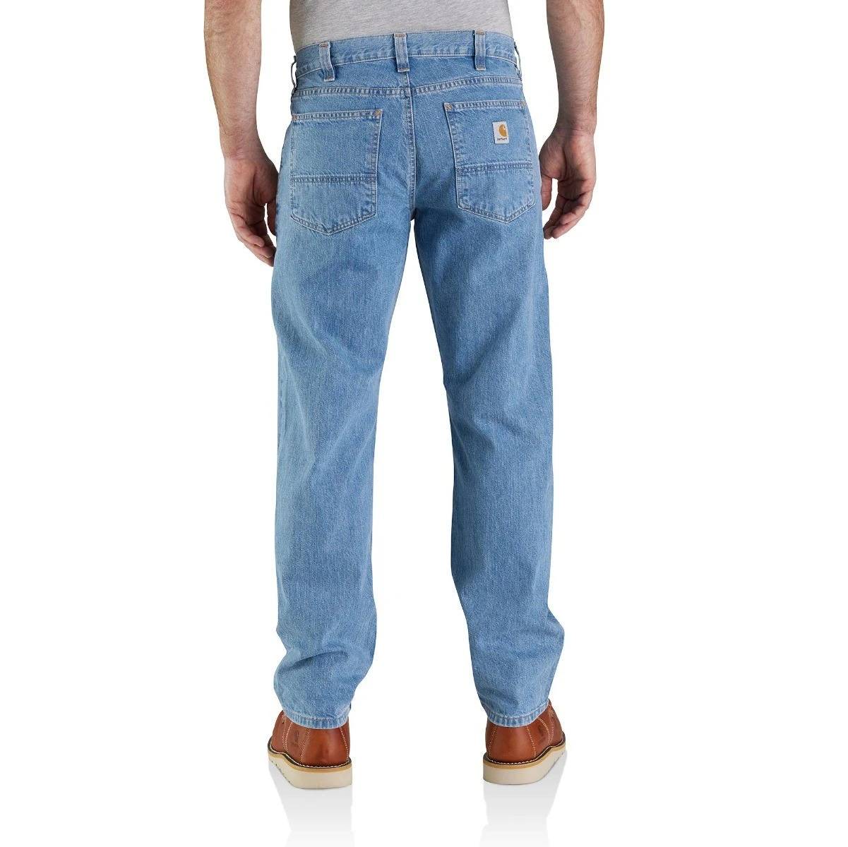 Carhartt Jeans: Men's 105119 H83 Cove Relaxed Fit 5 Pocket Work Jean 2 Carhartt Jeans: Men's 105119 H83 Cove Relaxed Fit 5 Pocket Work Jean - Image 2