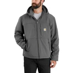 Carhartt Jackets: Men's 106006 STL Steel Super Dux Relaxed Fit Insulated 3 Warmest Rating Jacket