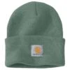 Carhartt Hats: Unisex A18 G56 Leaf Green Acrylic Watch Cap