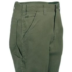 Carhartt Pant: B324 ARG Men's Army Green Relaxed Fit Dungarees -Carhartt Outlet Workwear Store b324arg carharttr 01