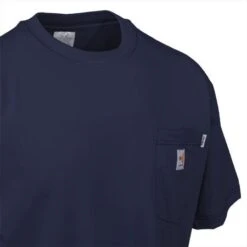 Carhartt Force Shirts: Men's 100234 410 Navy Force Flame Resistant Work Shirt