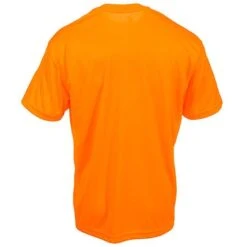 Carhartt Force Shirts: Men's 100493 824 Orange Hi-Vis Short Sleeve Force Work Shirt -Carhartt Outlet Workwear Store carhartt 100493824 b 01