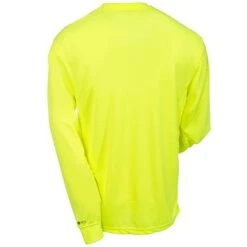 Carhartt Force Shirts: Men's Force 100494 323 Lime Hi Vis Moisture Wicking Work Shirt -Carhartt Outlet Workwear Store carhartt 100494323 b 01