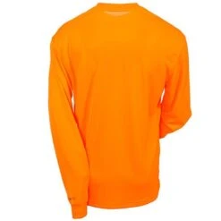 Carhartt Force Shirts: Men's Force Orange 100494 824 High Visibility Work Shirt -Carhartt Outlet Workwear Store carhartt 100494824 b 01