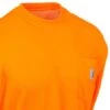 Carhartt Force Shirts: Men's Force Orange 100494 824 High Visibility Work Shirt