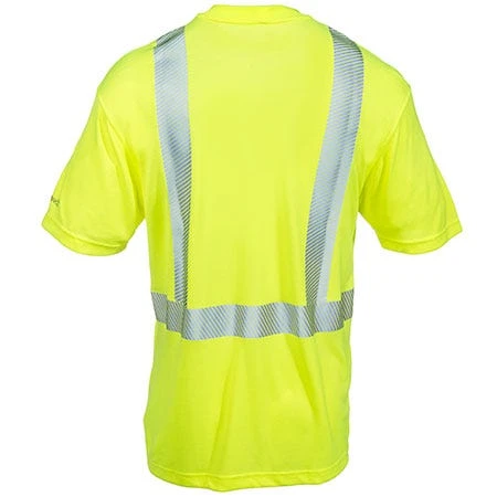 Carhartt Force Shirts: Men's 100495 323 Lime High Visibility Force Work Shirt 3 Carhartt Force Shirts: Men's 100495 323 Lime High Visibility Force Work Shirt - Image 3