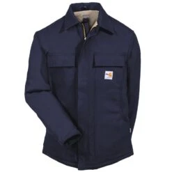 Carhartt Coats: Men's 101618 410 Flame Resistant Cotton Duck Traditional Lined Coat -Carhartt Outlet Workwear Store carhartt 101618 410 f 01