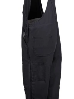 Carhartt Overalls: Men's 101626 001 Black FR Quilt Lined Cotton Duck Bib Overalls -Carhartt Outlet Workwear Store carhartt 101627 001 l 01