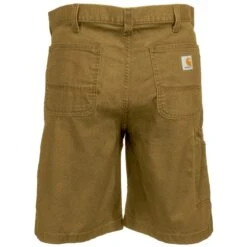 Carhartt Shorts: Men's 102514 918 Rigby Rugged Flex Hickory Brown Canvas Work Shorts 7 Carhartt Shorts: Men's 102514 918 Rigby Rugged Flex Hickory Brown Canvas Work Shorts -Carhartt Outlet Workwear Store carhartt 102514 918 b 01