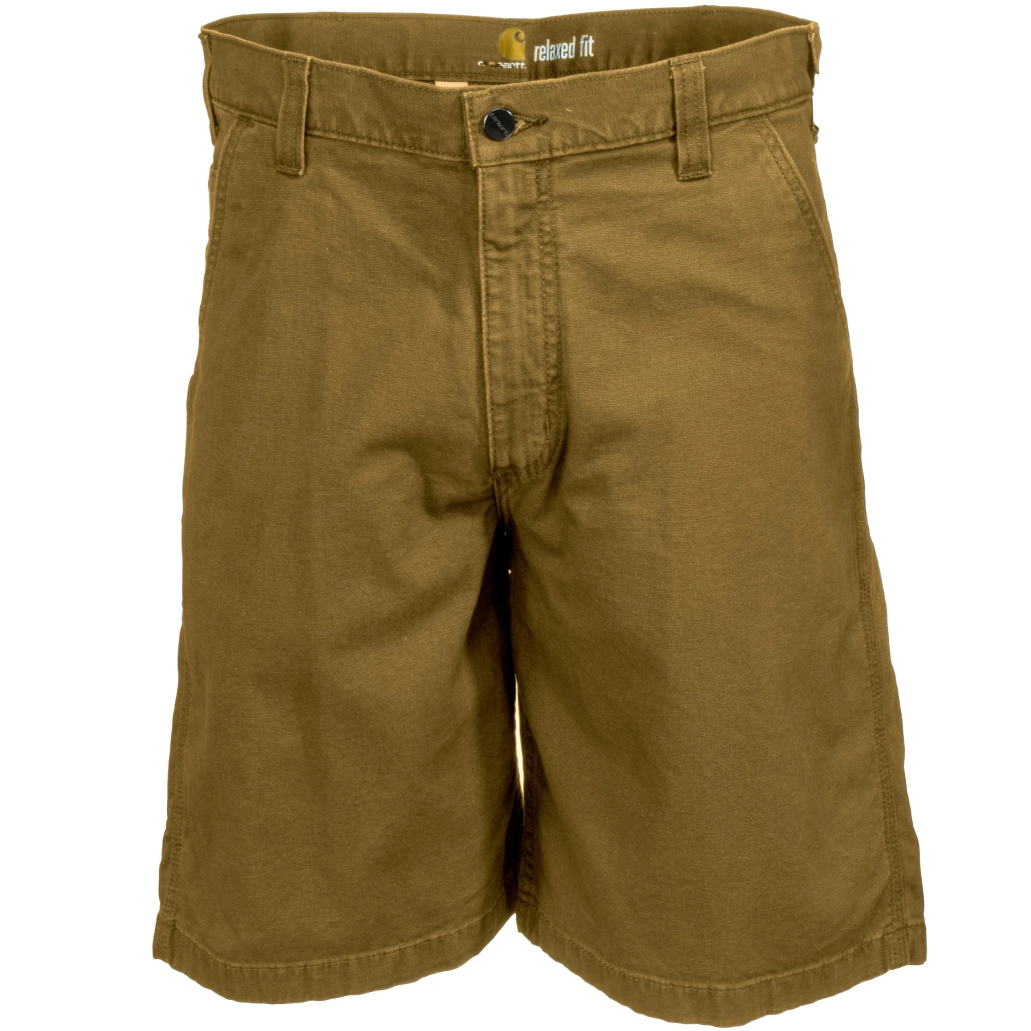 Carhartt Shorts: Men's 102514 918 Rigby Rugged Flex Hickory Brown Canvas Work Shorts 2 Carhartt Shorts: Men's 102514 918 Rigby Rugged Flex Hickory Brown Canvas Work Shorts - Image 2