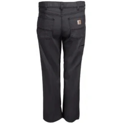 Carhartt Pants: Men's 102517 039 Gravel Grey Rugged Flex Rigby Five-Pocket Canvas Work Pants -Carhartt Outlet Workwear Store carhartt 102517 039 b 01