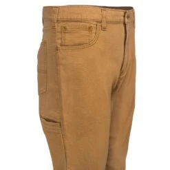 Carhartt Pants: Men's 102517 918 Brown Hickory Rigby Rugged Flex Canvas Five-Pocket Pants -Carhartt Outlet Workwear Store carhartt 102517 918 r 01