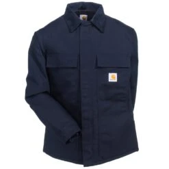 Carhartt Coats: Men's C003 DNY Navy Quilt Lined Artic Winter Coat -Carhartt Outlet Workwear Store carhartt c003 dny f 01