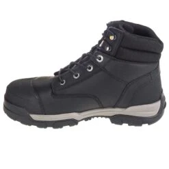 Carhartt Boots: Men's CME6351 Black 6-Inch Waterproof Insite Composite Toe EH Work Boots -Carhartt Outlet Workwear Store carhartt cme6351 i 01