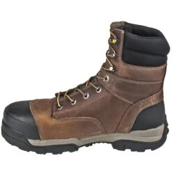 Carhartt Boots: Energy 8-Inch Waterproof EH Composite Toe CME8355 Men's Brown Work Boots -Carhartt Outlet Workwear Store carhartt cme8355 i 01 1