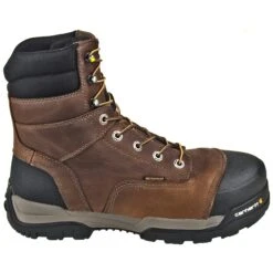 Carhartt Boots: Energy 8-Inch Waterproof EH Composite Toe CME8355 Men's Brown Work Boots -Carhartt Outlet Workwear Store carhartt cme8355 o 01 1