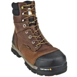 Carhartt Boots: Energy 8-Inch Waterproof EH Composite Toe CME8355 Men's Brown Work Boots -Carhartt Outlet Workwear Store carhartt cme8355 p 01 1