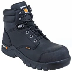 Carhartt Boots: Men's CMF6371 Black 6-Inch Waterproof Composite Toe Rugged Flex EH Boots 9 Carhartt Boots: Men's CMF6371 Black 6-Inch Waterproof Composite Toe Rugged Flex EH Boots -Carhartt Outlet Workwear Store carhartt cmf 6371 p 01
