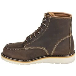 Carhartt Boots: Men's CMW6095 Brown 6-Inch Waterproof General Toe Wedge Boots 9 Carhartt Boots: Men's CMW6095 Brown 6-Inch Waterproof General Toe Wedge Boots -Carhartt Outlet Workwear Store carhartt cmw6095 i 01
