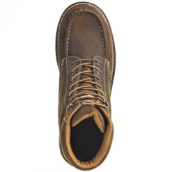 Carhartt Boots: Men's CMW6197 Brown Waterproof 6-Inch General Toe Work Boots -Carhartt Outlet Workwear Store carhartt cmw6197 t 01