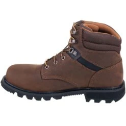 Carhartt Footwear: Men's CMW6274 Brown 6 Inch Steel Toe Boots -Carhartt Outlet Workwear Store carhartt cmw6274 i 01