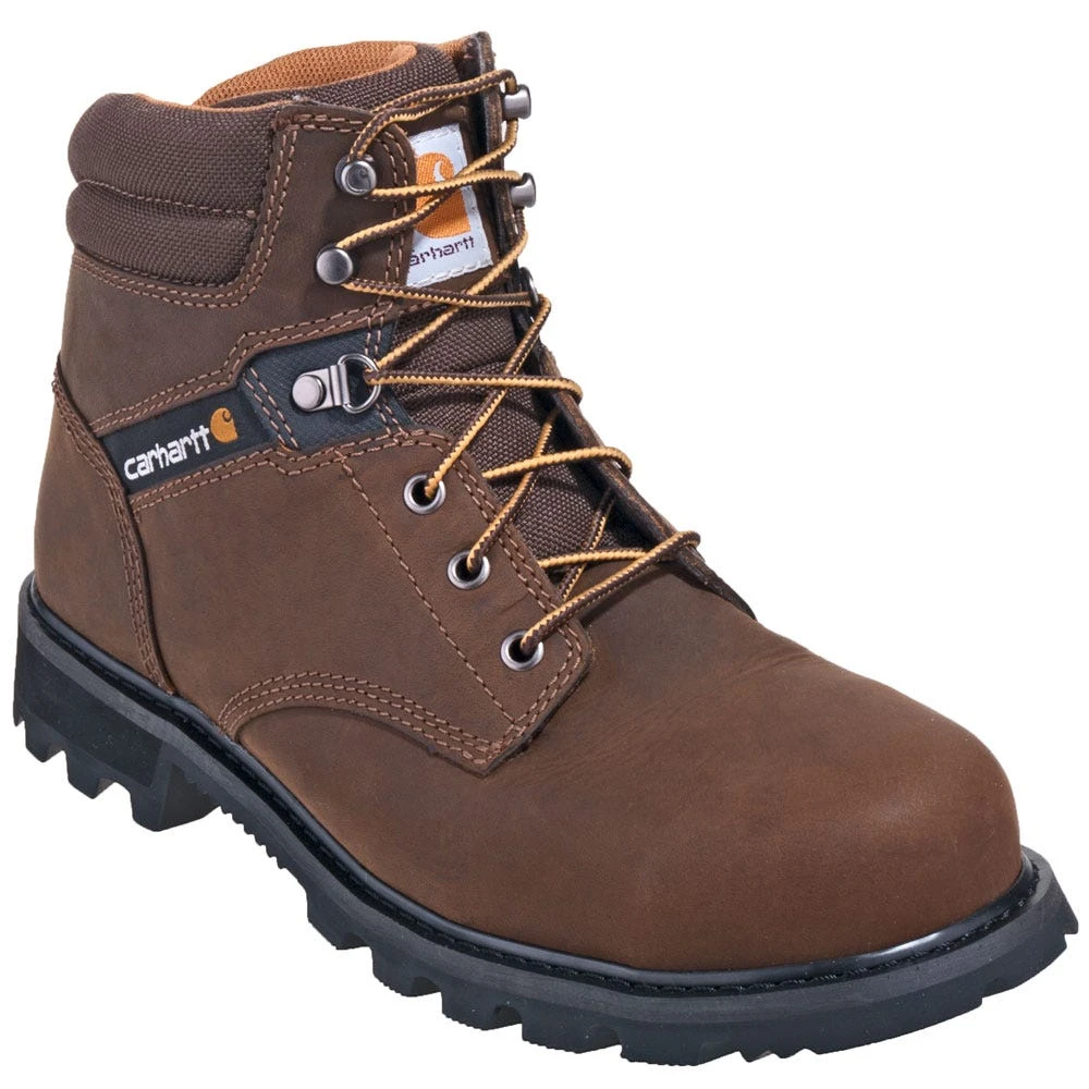 Carhartt Boots: Men's CMW6174 Brown 6-Inch Non-Safety Toe Work Boots 3 Carhartt Boots: Men's CMW6174 Brown 6-Inch Non-Safety Toe Work Boots - Image 3