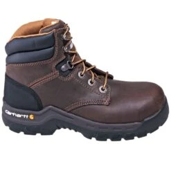 Carhartt Boots: Women's CWF5355 Brown Composite Toe EH 6-Inch Work Boots -Carhartt Outlet Workwear Store carhartt cwf5355 o 01