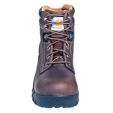 Carhartt Boots: Men's Brown CMF6066 Slip Resistant Leather Work Flex EH Boots 2 Carhartt Boots: Men's Brown CMF6066 Slip Resistant Leather Work Flex EH Boots - Image 2