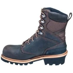 Carhartt Boots: Men's CML8360 Composite Toe Waterproof EH Logger Boots -Carhartt Outlet Workwear Store carhartt footwear cml8360 i 01