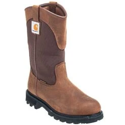 Carhartt Boots: Women's Waterproof CWP1150 Bison Leather EH Wellington Boots -Carhartt Outlet Workwear Store carhartt footwear cmp1150 p 01