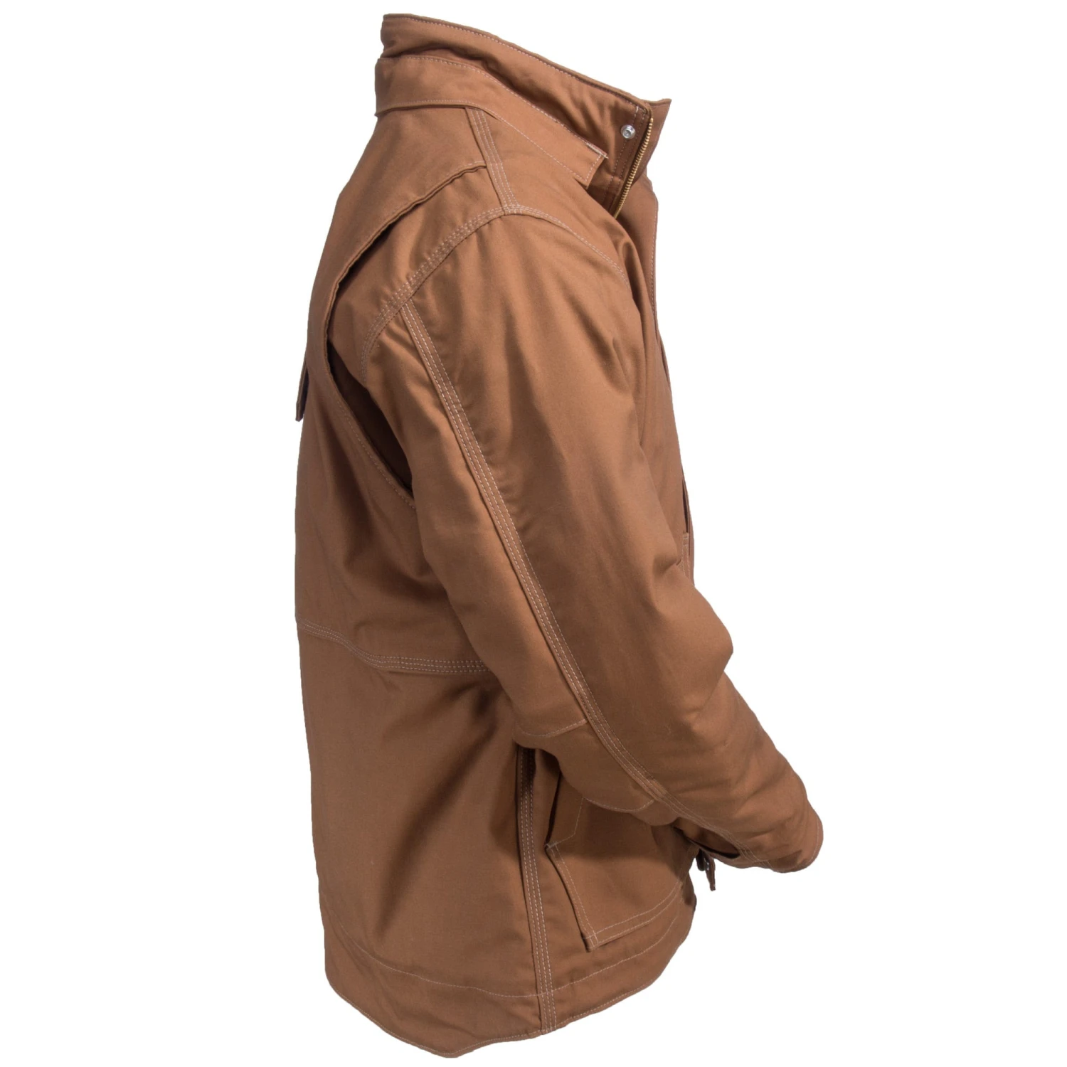Carhartt Jackets: Men's FR Brown 102692 211 Full Swing Lanyard Access Jacket 2 Carhartt Jackets: Men's FR Brown 102692 211 Full Swing Lanyard Access Jacket - Image 2
