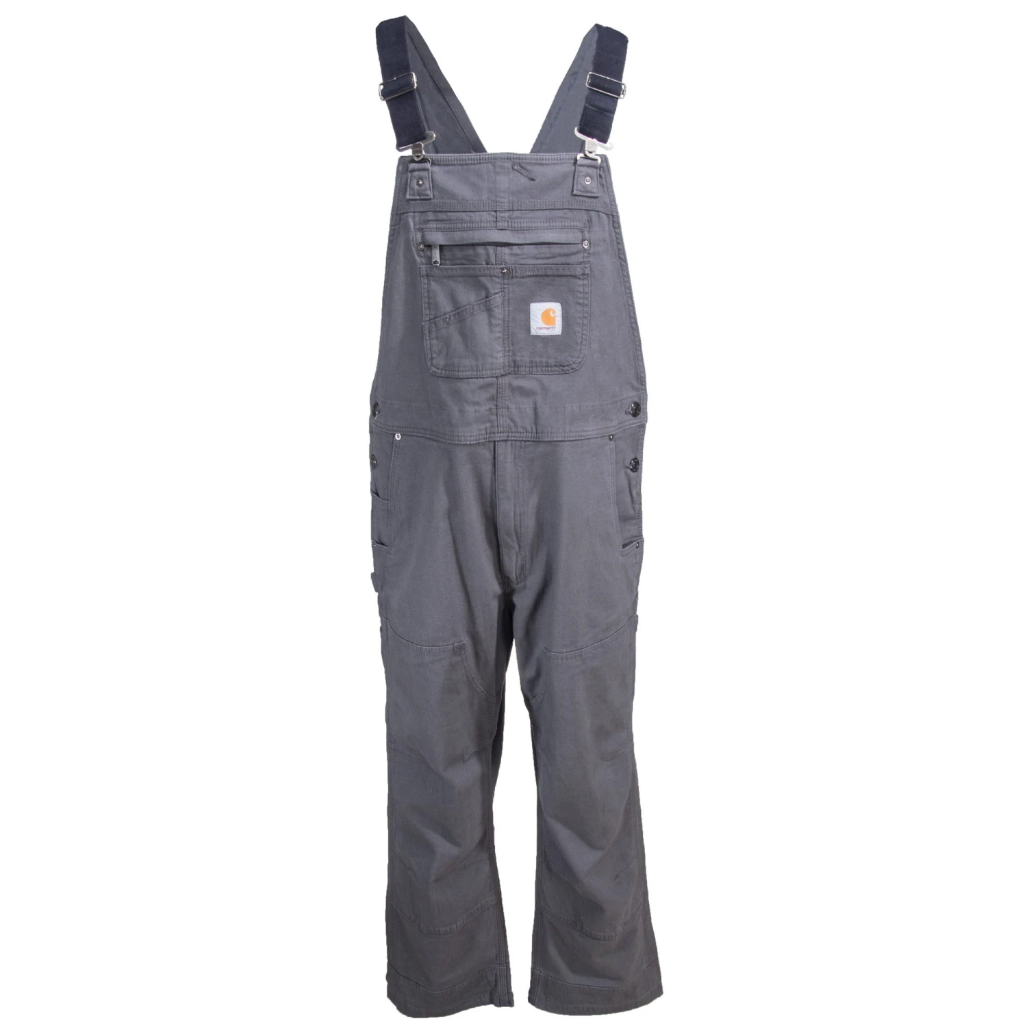 Carhartt Overalls: Men's Rugged Flex 102987 039 Gravel Rigby Bib Overalls 4 Carhartt Overalls: Men's Rugged Flex 102987 039 Gravel Rigby Bib Overalls - Image 4