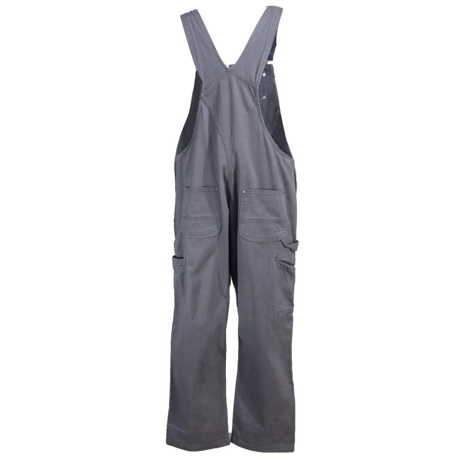 Carhartt Overalls: Men's Rugged Flex 102987 039 Gravel Rigby Bib Overalls 2 Carhartt Overalls: Men's Rugged Flex 102987 039 Gravel Rigby Bib Overalls - Image 2