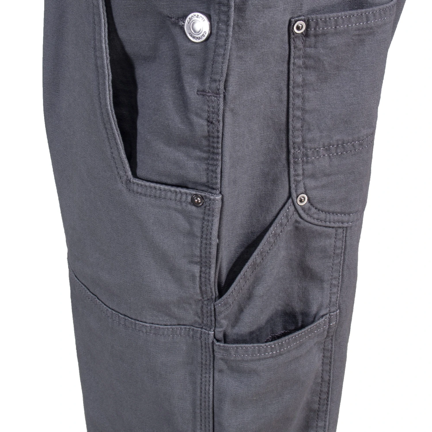 Carhartt Overalls: Men's Rugged Flex 102987 039 Gravel Rigby Bib Overalls 1 Carhartt Overalls: Men's Rugged Flex 102987 039 Gravel Rigby Bib Overalls