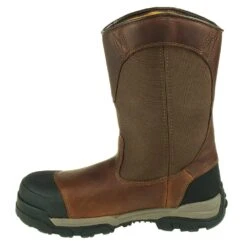 Carhartt Boots: Men's CME1355 Brown Composite Toe Waterproof Pull On Boots -Carhartt Outlet Workwear Store carhartt cme1355 i 001 1