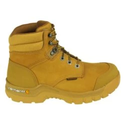 Carhartt Boots: Men's Wheat CMF6056 WP Work Boots -Carhartt Outlet Workwear Store carhartt cmf6056 o 001