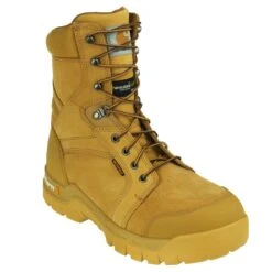 Carhartt Boots: Men's Wheat CMF8058 Insulated Work Boots -Carhartt Outlet Workwear Store carhartt cmf8058 p 001