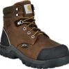 Carhartt Boots: Men's CMF6720 Brown Composite Toe Met Guard Waterproof Work Boot