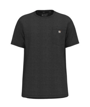 Carhartt Shirts: Men's 104616 CRH Carbon Heather Force Relaxed Fit Short Sleeve Pocket T-Shirt 1 Carhartt Shirts: Men's 104616 CRH Carbon Heather Force Relaxed Fit Short Sleeve Pocket T-Shirt