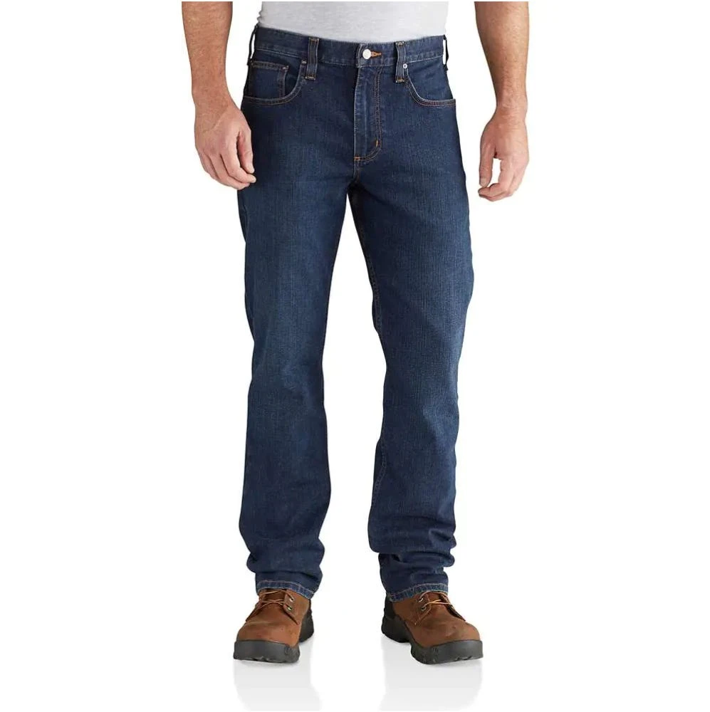 Carhartt Jeans: Men's 102804 498 Superior Rugged Flex Relaxed Fit Straight Leg 5 Pocket Jeans 1 Carhartt Jeans: Men's 102804 498 Superior Rugged Flex Relaxed Fit Straight Leg 5 Pocket Jeans