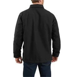 Carhartt Coats: Men's 104293 BLK Black Loose Fit Washed Duck Sherpa-Lined Coat -Carhartt Outlet Workwear Store download 2022 05 12t115951.272