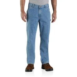Carhartt Jeans: Men's 104941 H83 Cove Loose Fit Utility Work Jean