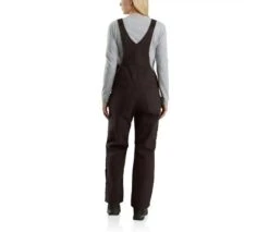 Carhartt Overalls: Women's 104049 DKB Dark Brown Quilt Lined Duck Bib Overall -Carhartt Outlet Workwear Store download 19