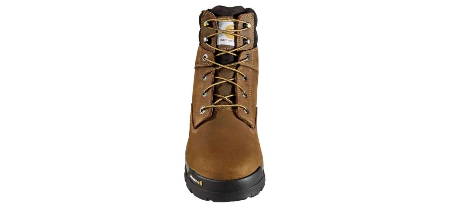 Carhartt Boots: Men's CME6047 Brown Oil Tanned Ground Force 6-Inch Soft Toe Waterproof Work Boot 4 Carhartt Boots: Men's CME6047 Brown Oil Tanned Ground Force 6-Inch Soft Toe Waterproof Work Boot - Image 4