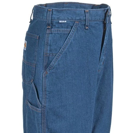 Carhartt Jeans: Men's FRB13 DNM Denim Flame Resistant Dungaree Jeans 1 Carhartt Jeans: Men's FRB13 DNM Denim Flame Resistant Dungaree Jeans