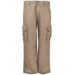Carhartt Pants: Men's Khaki Flame Resistant Canvas Cargo Pants FRB240 GKH